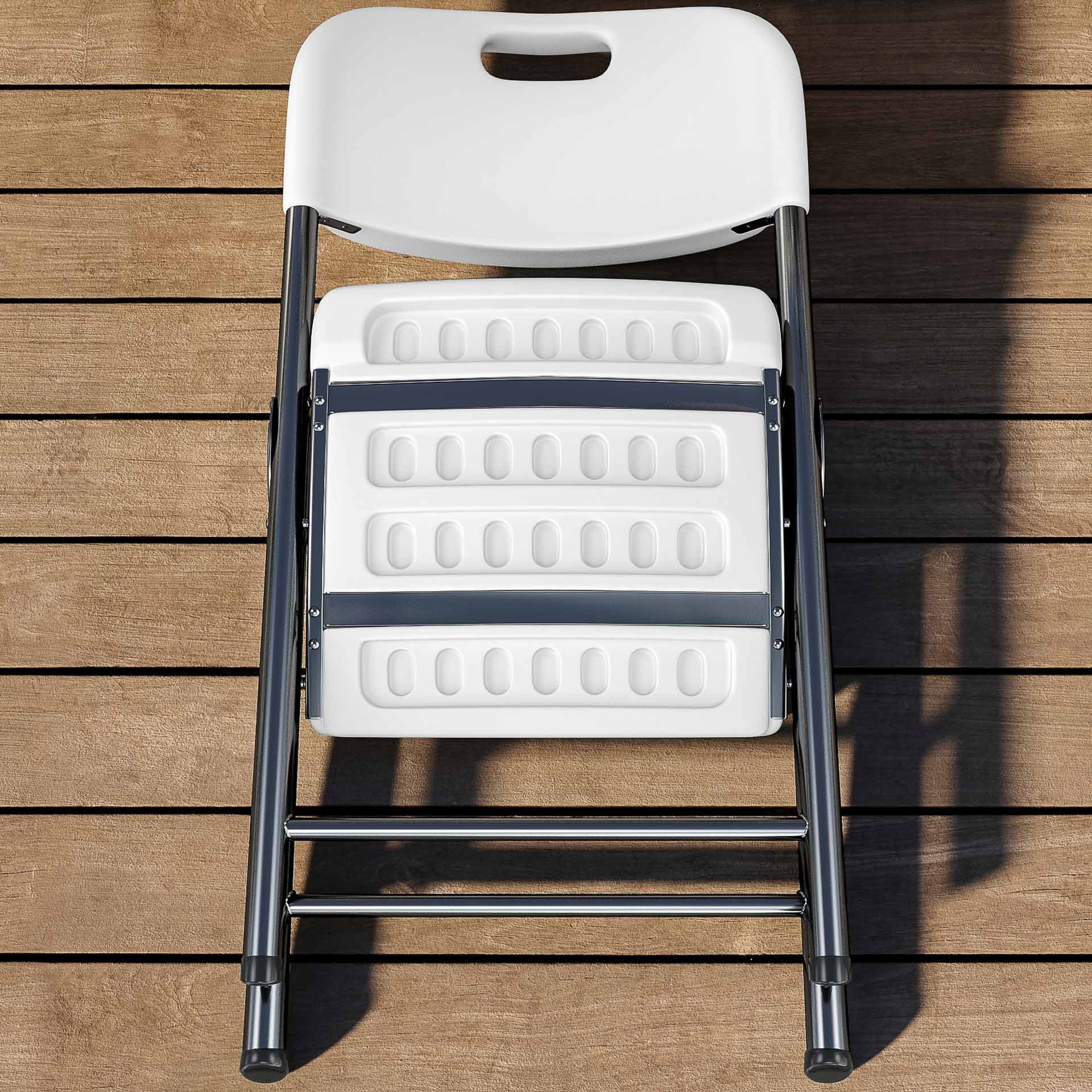 Sedia pieghevole "Catering" per campeggio struttura in metallo