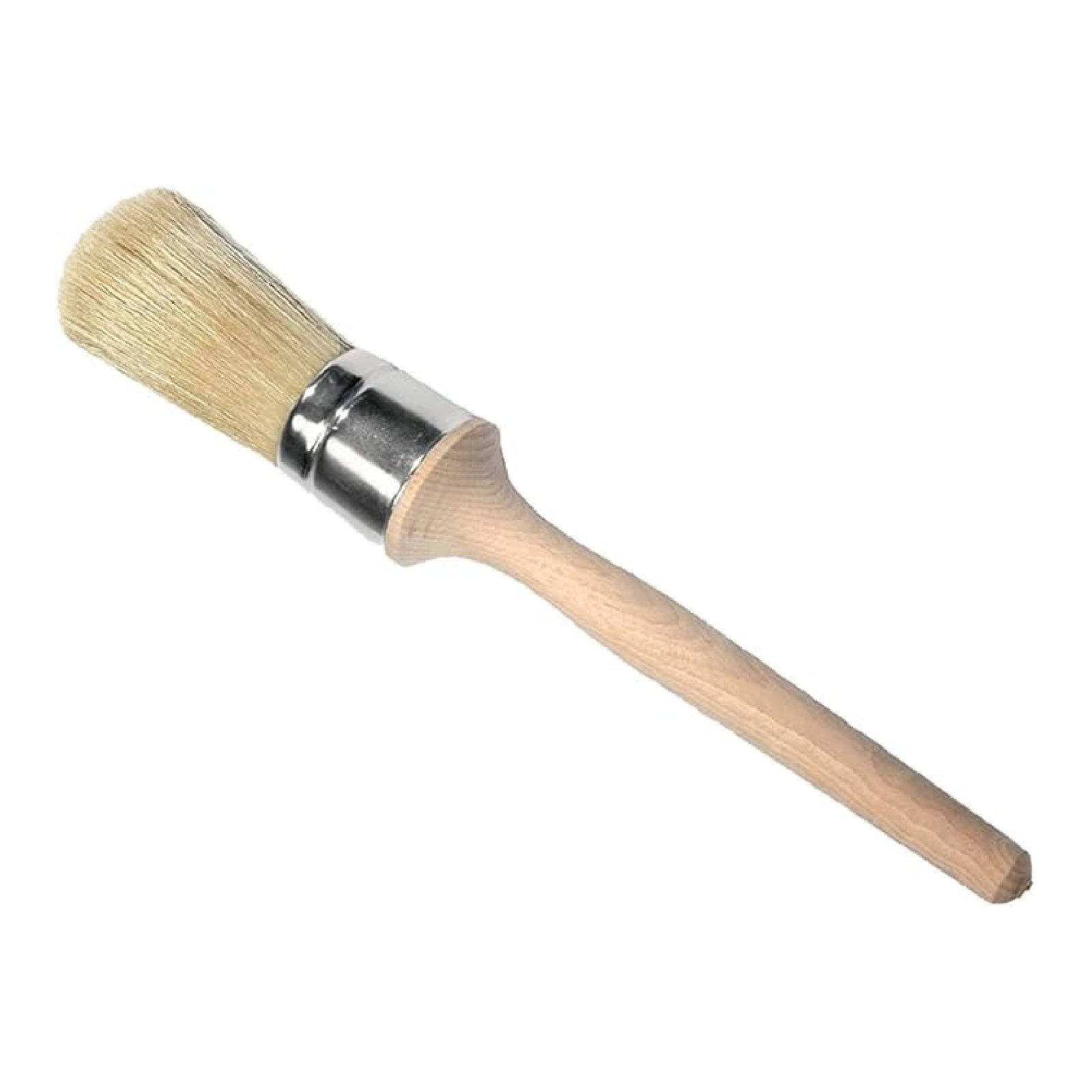 Pennello strozzato con manico in legno