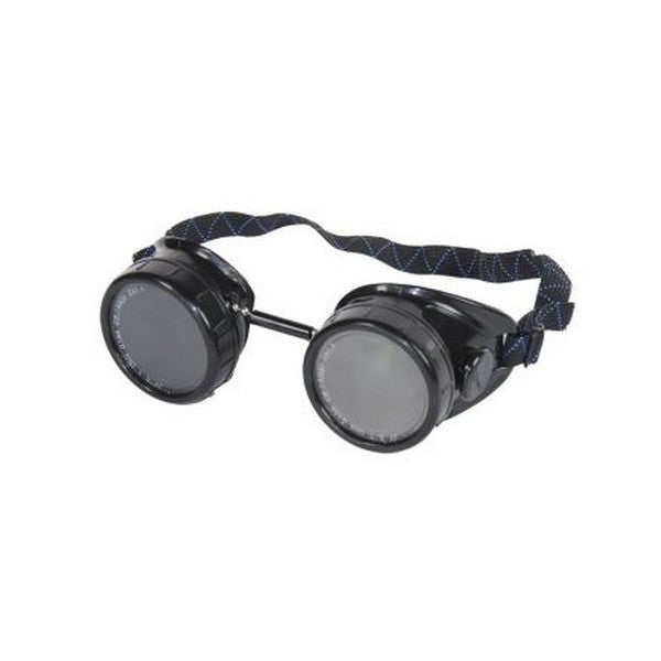 Occhiali di protezione per saldatura con lenti verdi DIN5 sostituibili