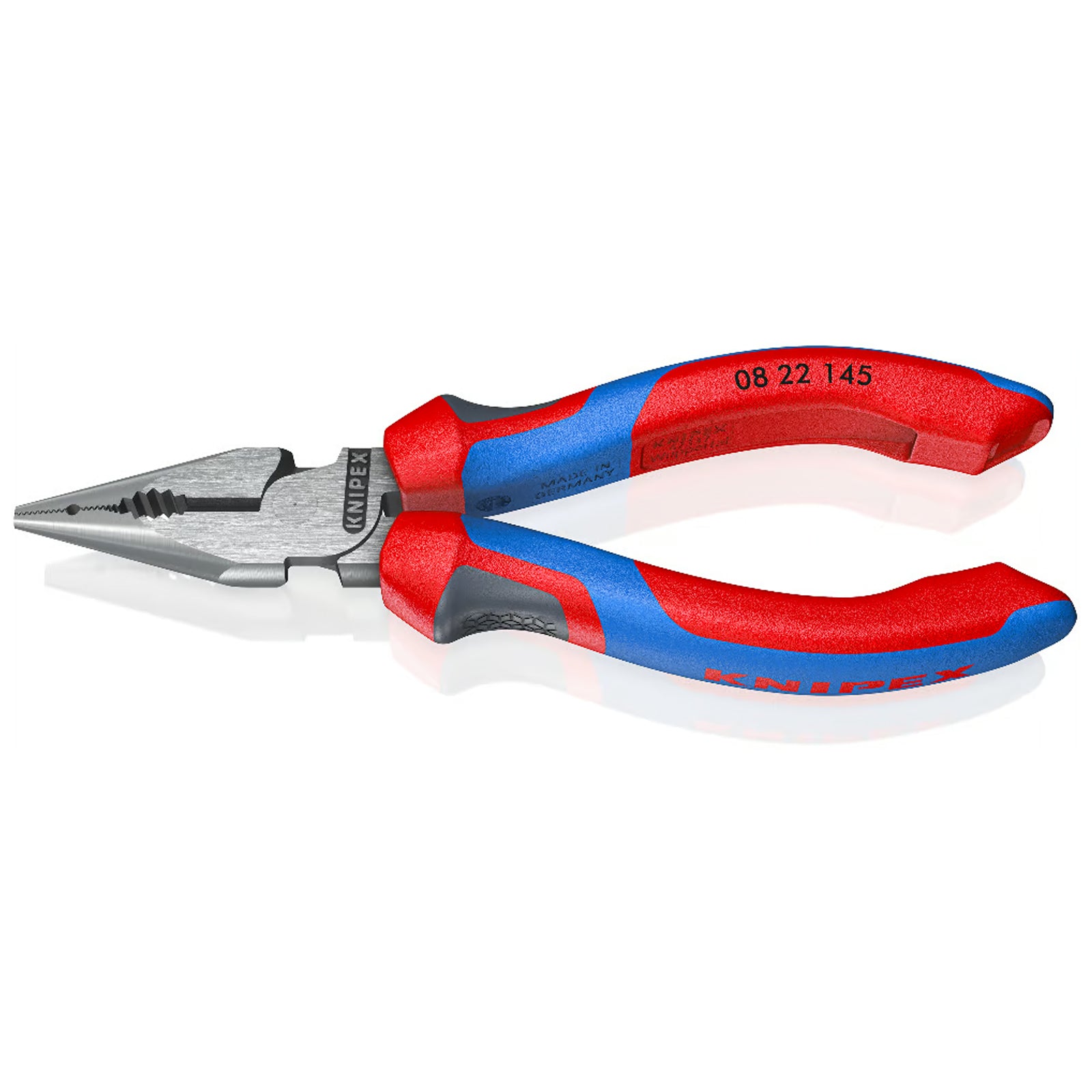 Pinza universale "Knipex" in acciaio con manici rivestiti in materiale bicomponente