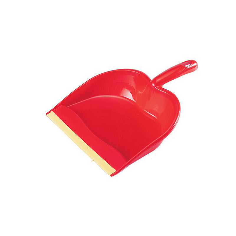 Paletta alza polvere in pvc con profilo in gomma per raccogliere polvere e immondizia 22 x 30 cm