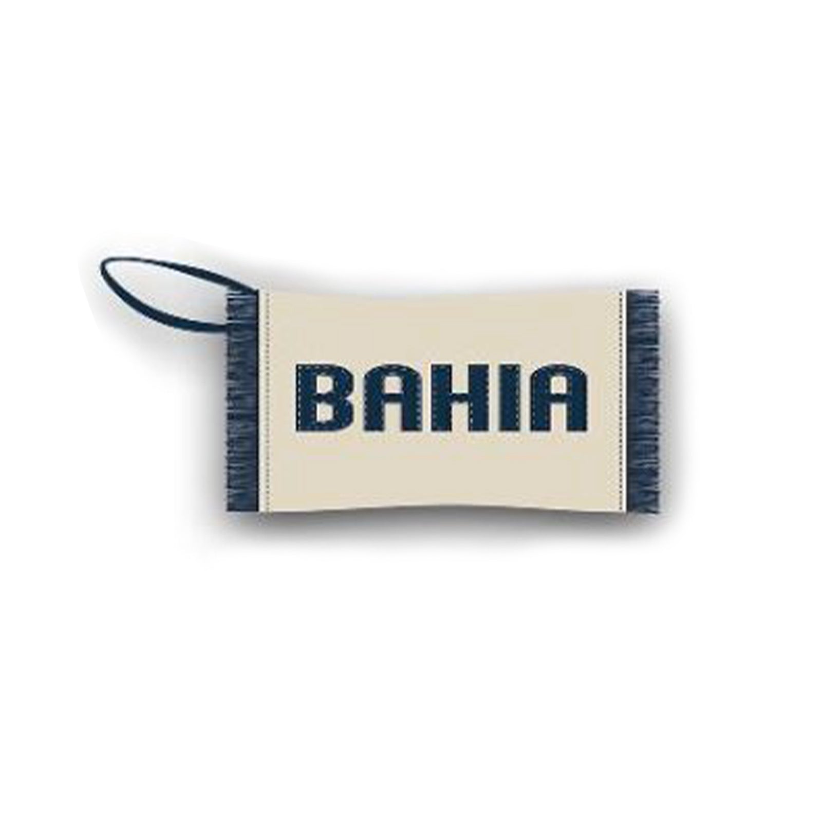 Pochette in tessuto "Bahia" con maniglie resistenti per mare e viaggi