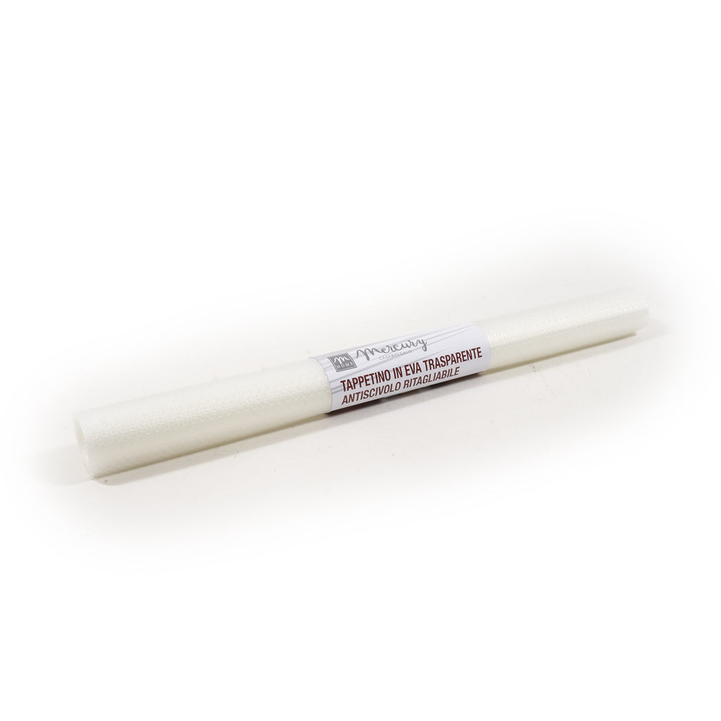 Tappetino antiscivolo trasparente in Eva, ritagliabile, per armadi e cassetti, da 45 x 120 cm