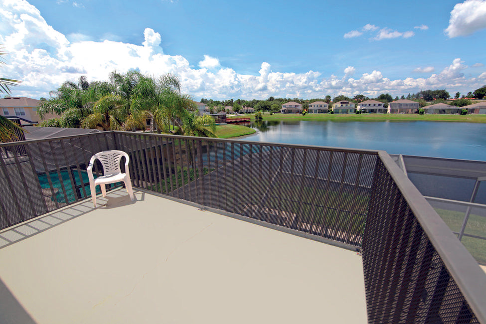 Rete di protezione per balconi in polietilene da esterno h 100 cm