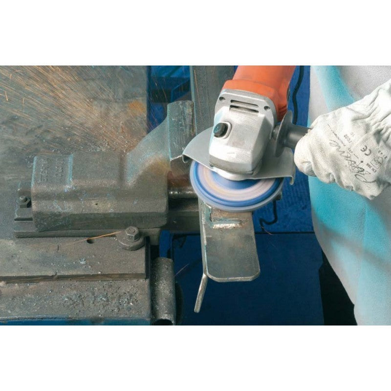 Disco lamellare con supporto in nylon abrasivo per acciaio, alluminio e ghisa