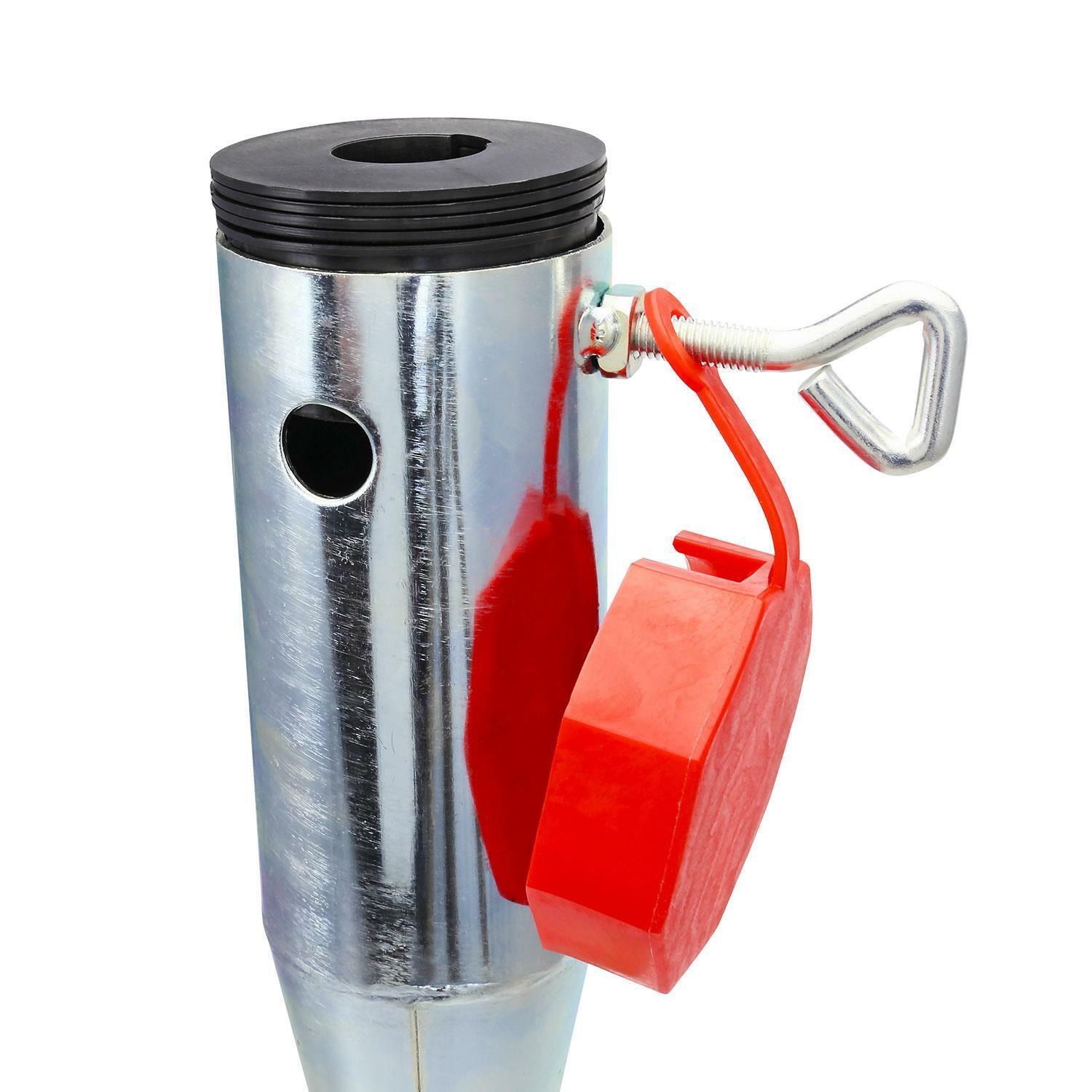 Picchetto in metallo porta ombrellone trivella per sabbia e sassi h 56 cm