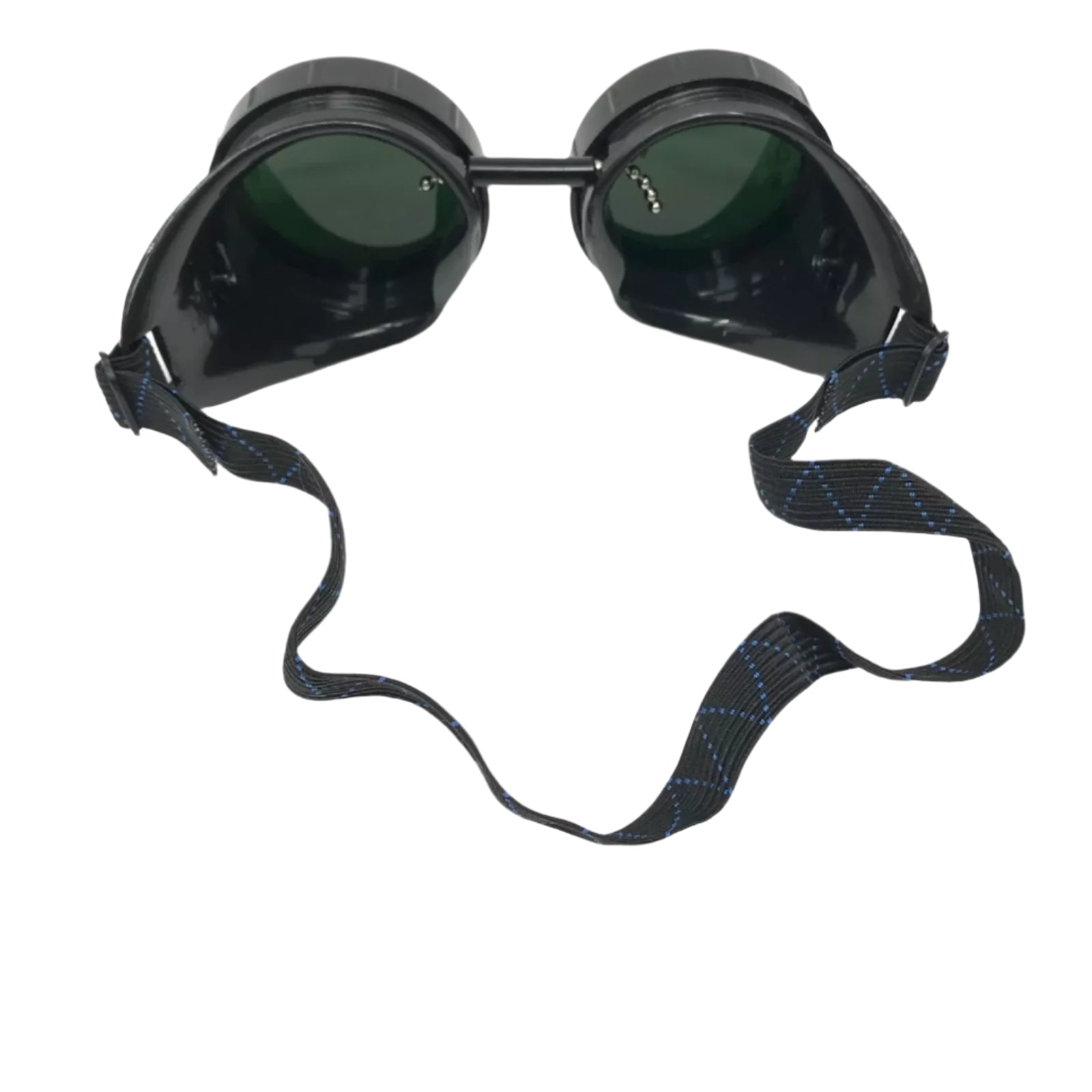 Occhiali di protezione per saldatura con lenti verdi DIN5 sostituibili