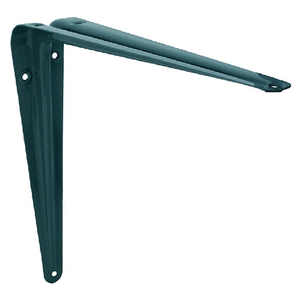 Reggi mensola "Nervata" in acciaio verniciato per mensole da parete, confezione da 20 pz