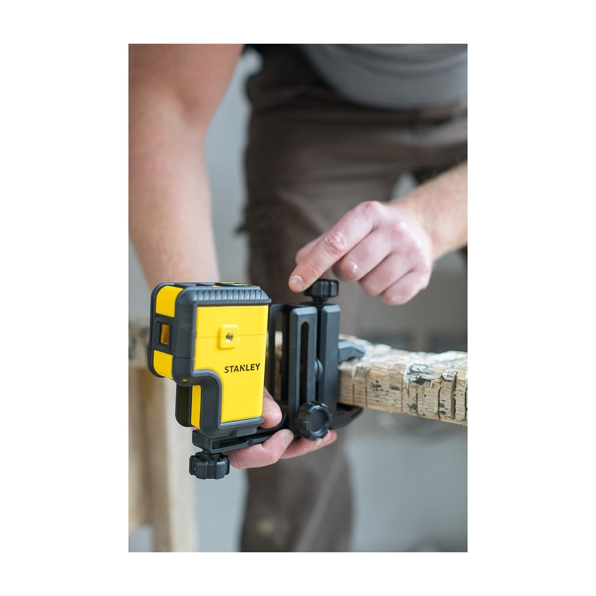 Livella laser "SPL 3" autolivellante con raggio rosso multidirezionale fino a 30 mt