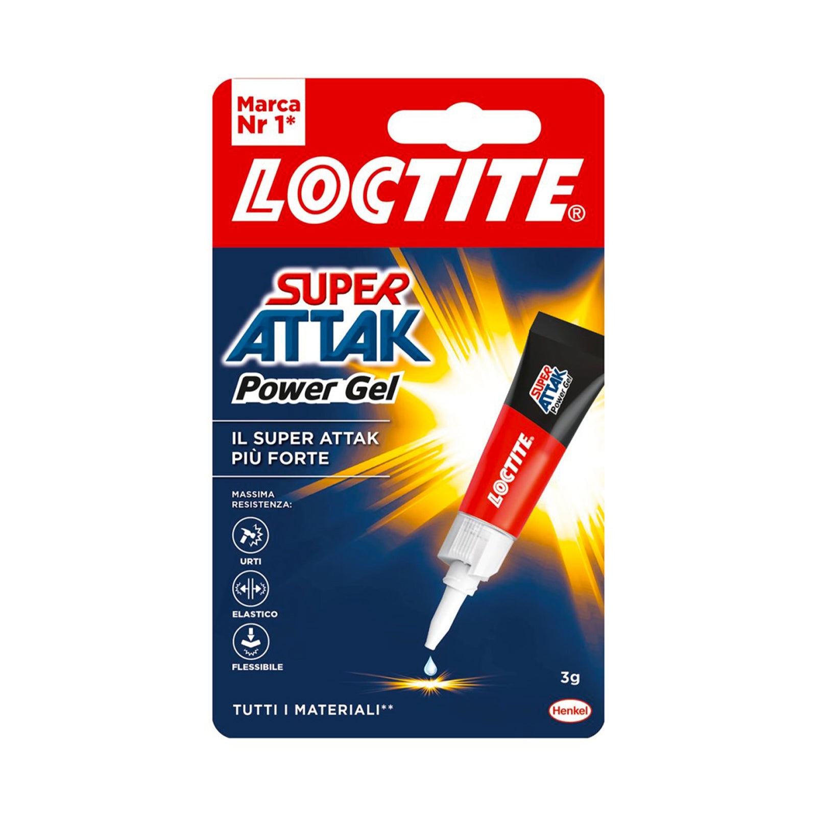 Super attack "Power Gel" colla liquida facile da applicare 3 gr