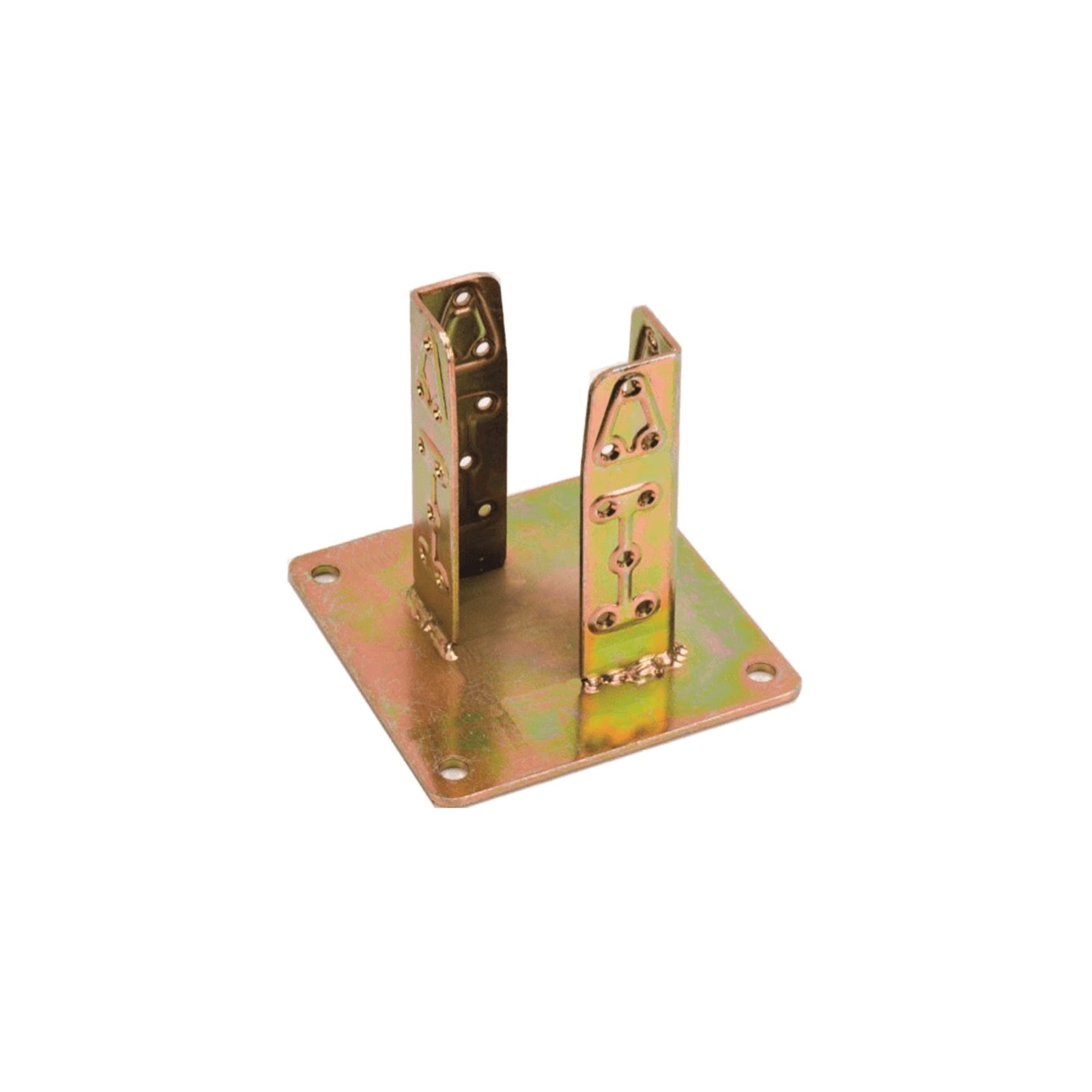 Supporto per pilastri art.800 in acciaio tropicalizzato fissaggio a vite