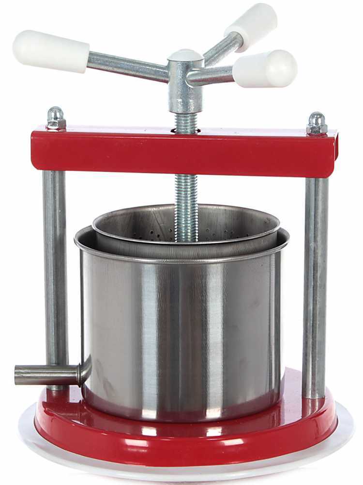 Torchietto Premitutto Da Cucina In Acciaio Inox Spremitutto Torchio Lt 5,5 - Foto 5