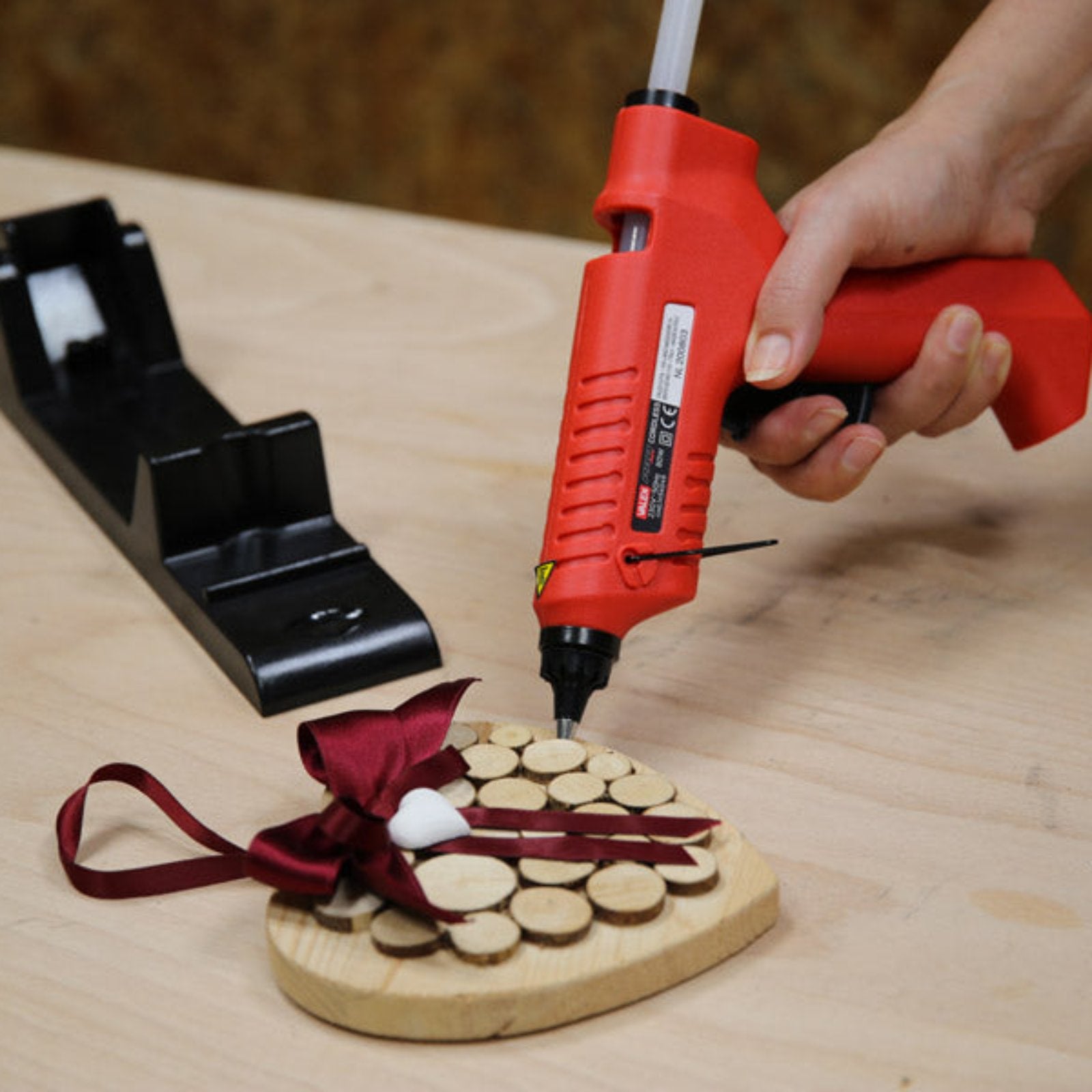 Pistola termocollante "M195" 120W in valigetta