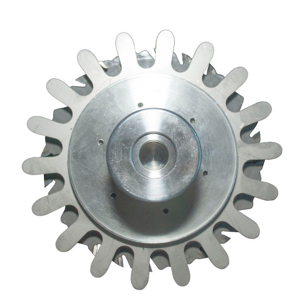 Spollonatore con disco in Widia per decespugliatore reciprocatore universale per polloni