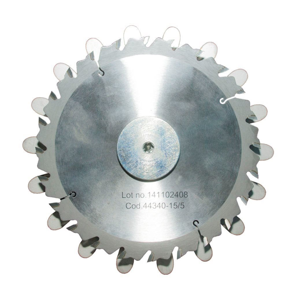 Spollonatore con disco in Widia per decespugliatore reciprocatore universale per polloni