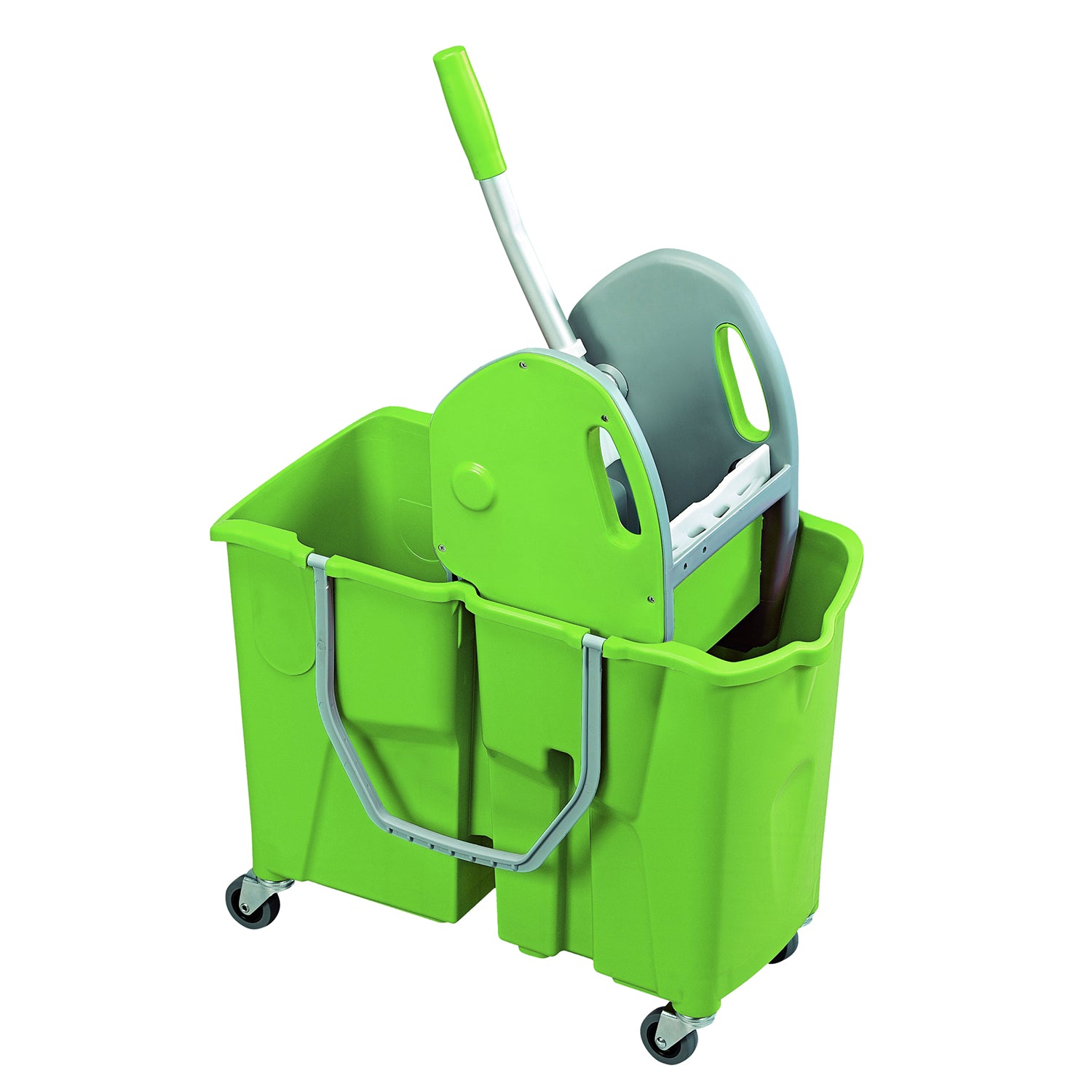 Carrello professionale per lavapavimenti con doppia vasca da 30 lt