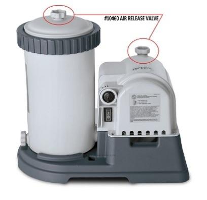 Valvola di rilascio aria filtro a cartuccia, ricambio Intex 10460