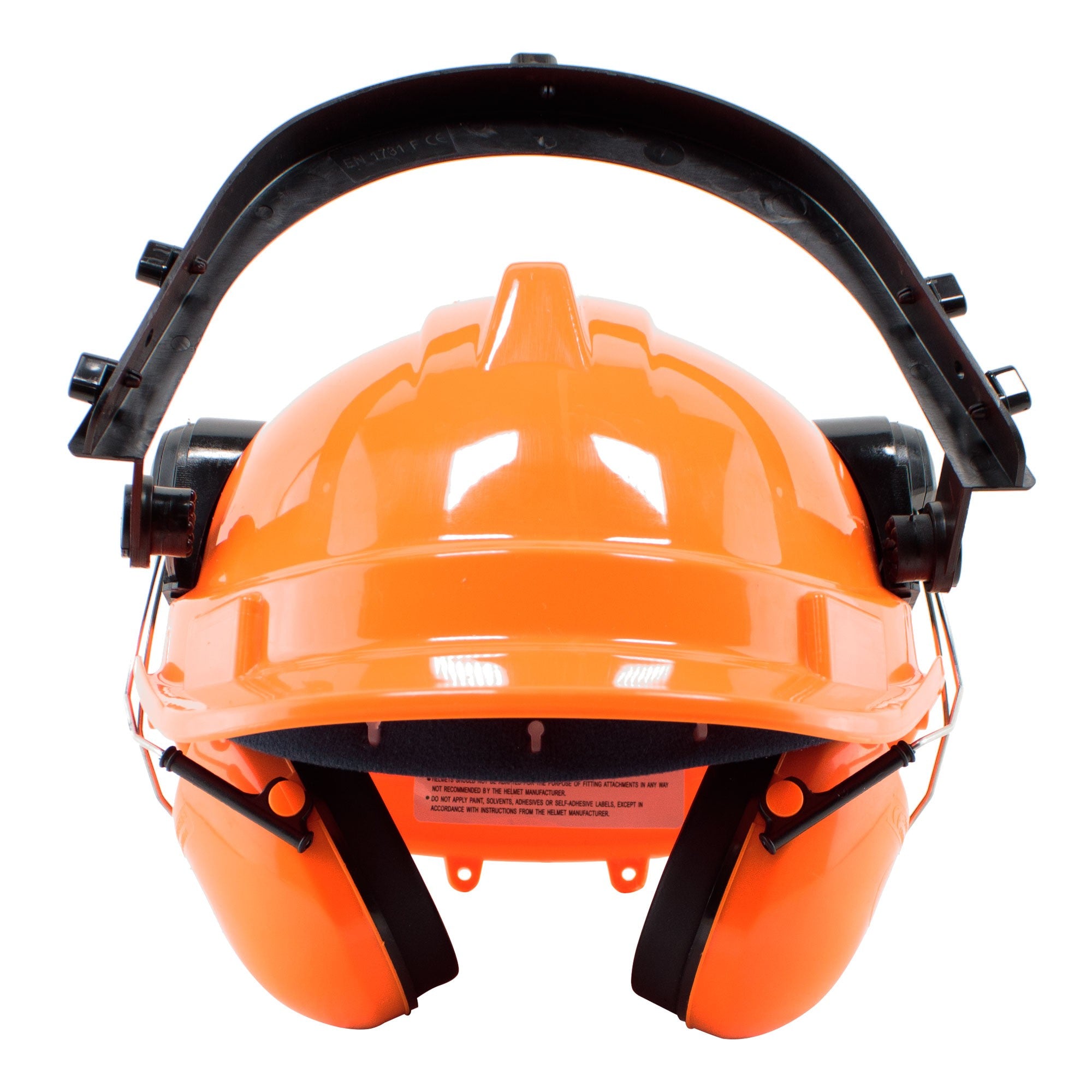 Elmetto protettivo con visiera e cuffie antirumore schermo per decespugliatore e motosega