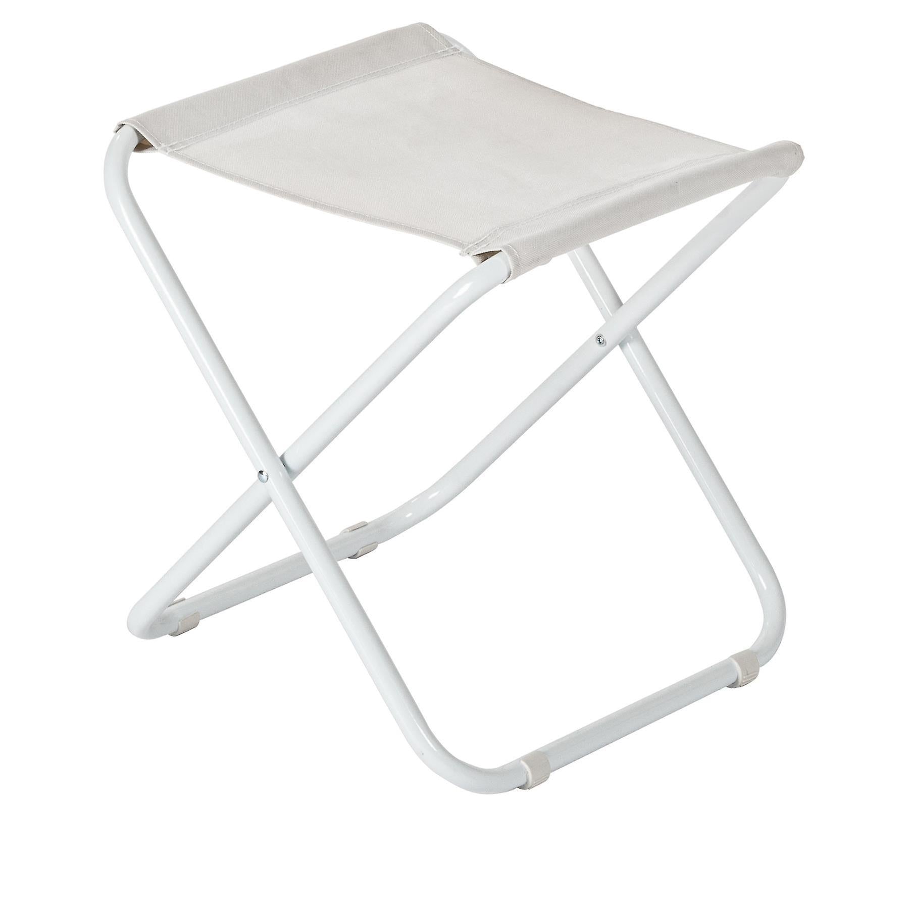 Sgabello pieghevole in alluminio "Steel Oxford" da mare e campeggio