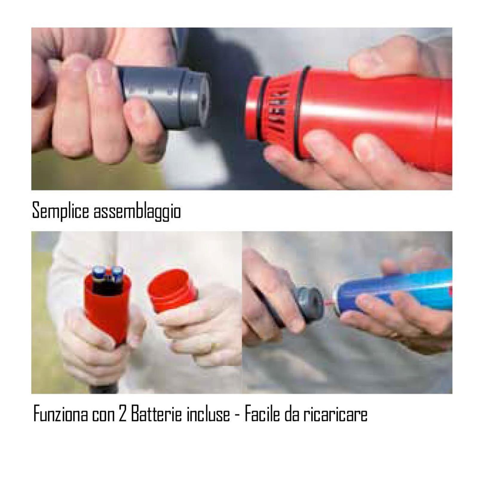 ACCENDIFUOCO A BATTERIA ACCENDINO E SOFFIATORE SOFFIO FUOCO BARBECUE CARBONI