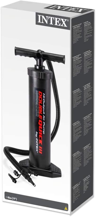 Pompa per gonfiaggio e sgonfiaggio manuale per materassini e piscine gonfiabili