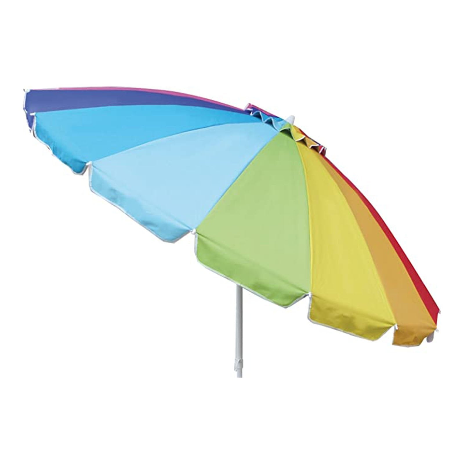 Ombrellone da mare con aste in fibra di vetro palo in alluminio orientabile