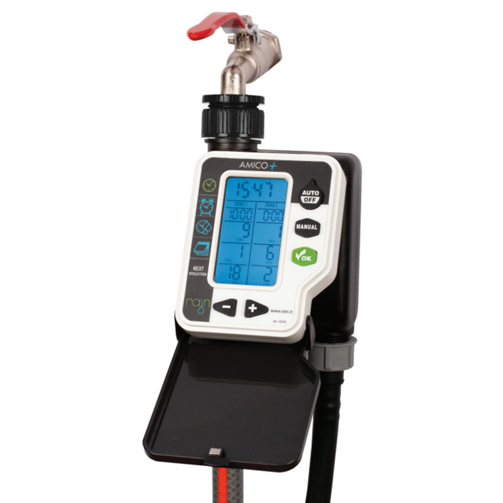 Programmatore "Amico Più 2" in ABS centralina con display da 3" retroilluminato