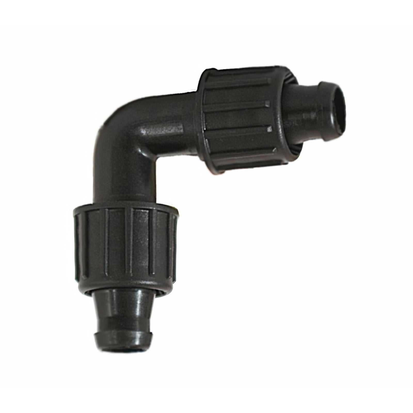 Raccordo gomito a 90° per tape e ala gocciolante leggera 16 x 16