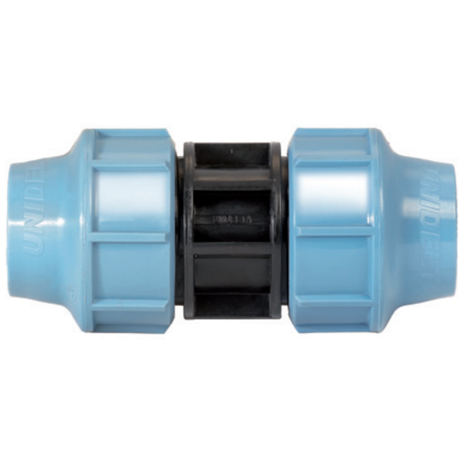 Manicotto in polipropilene a compressione per irrigazione e giardinaggio PN 16 Bar