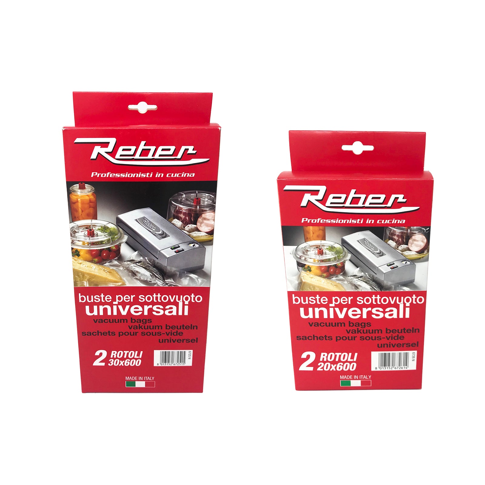 Rotolo di buste per sottovuoto da 6 metri con goffratura a rombo