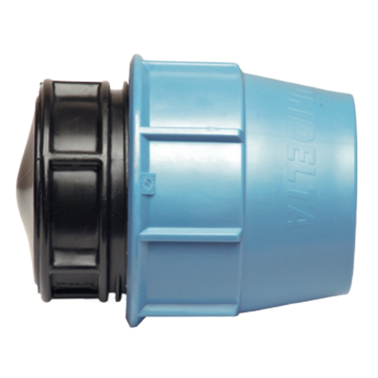 Raccordo tappo terminale di fine linea per irrigazione in polipropilene PN 16 Bar