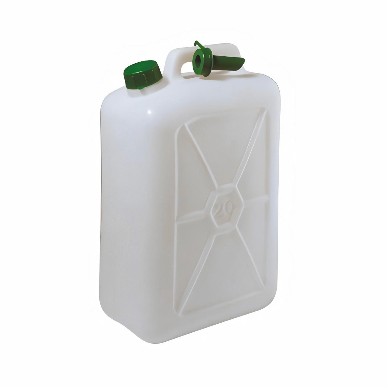 Tanica bianca per uso alimentare in polietilene atossico