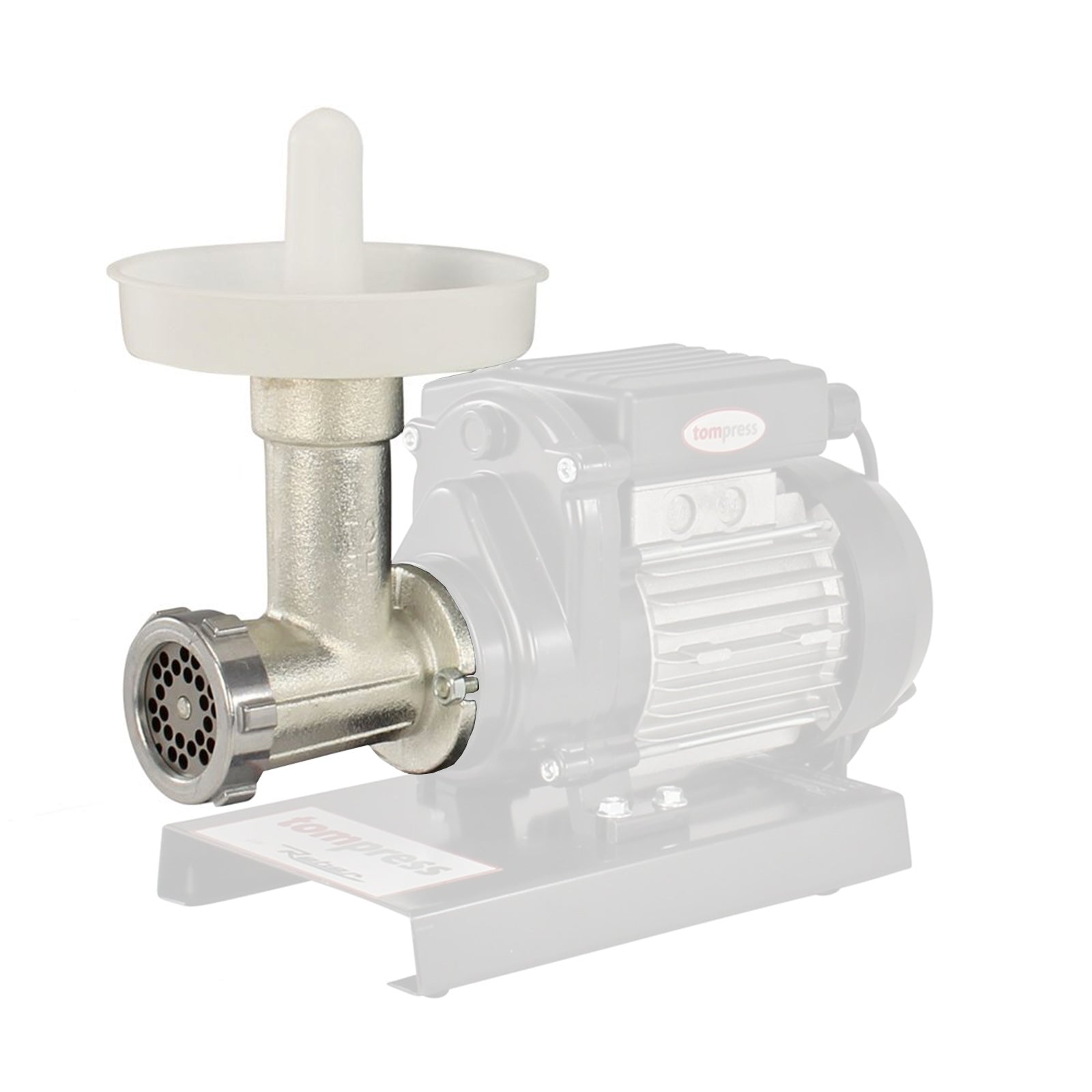 Accessorio Professionale "REBER" Tritacarne per motore elettrico in acciaio inox