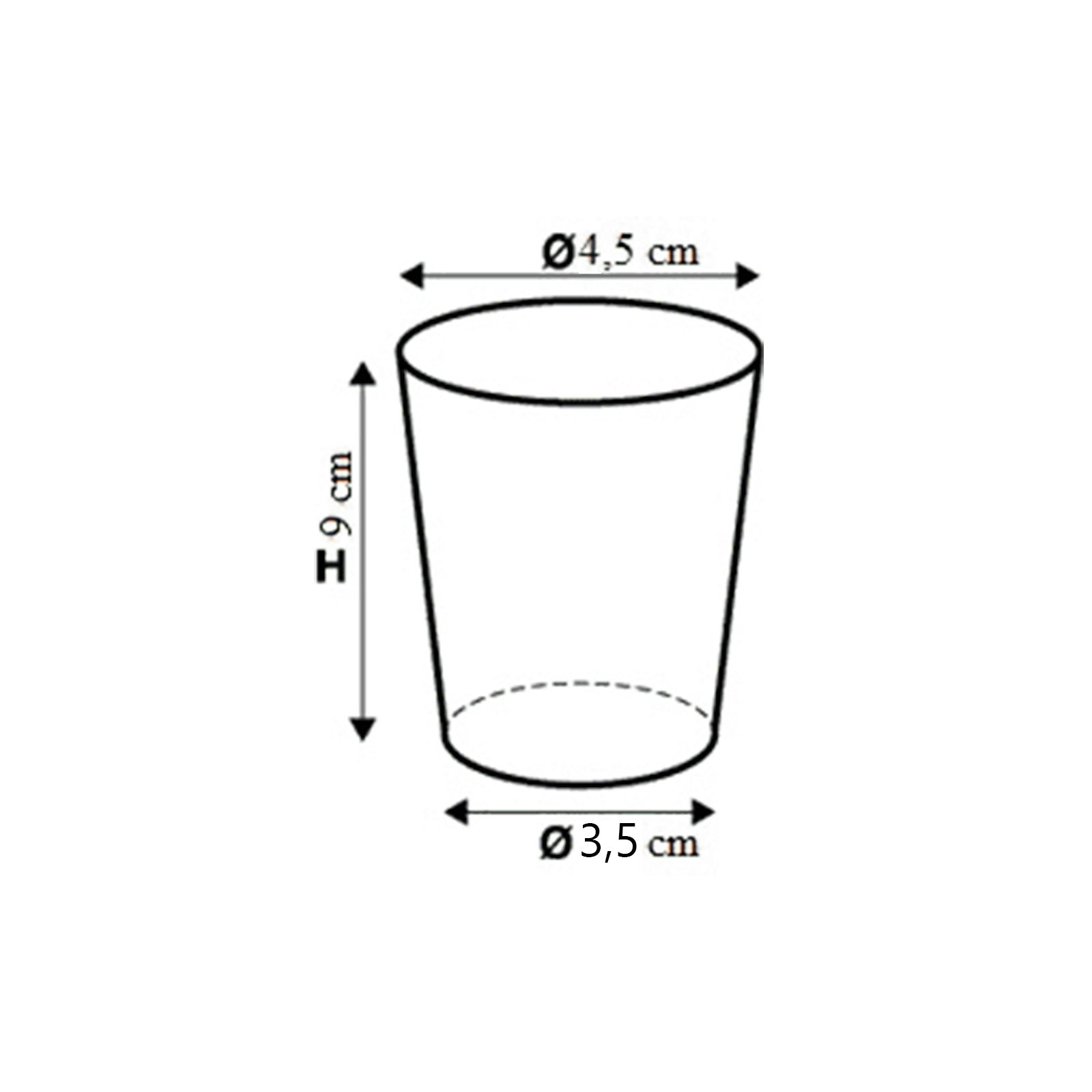 Mini fermentatore a tappo conico gorgogliatore di ricambio per damigiana vino da 35 a 54 lt