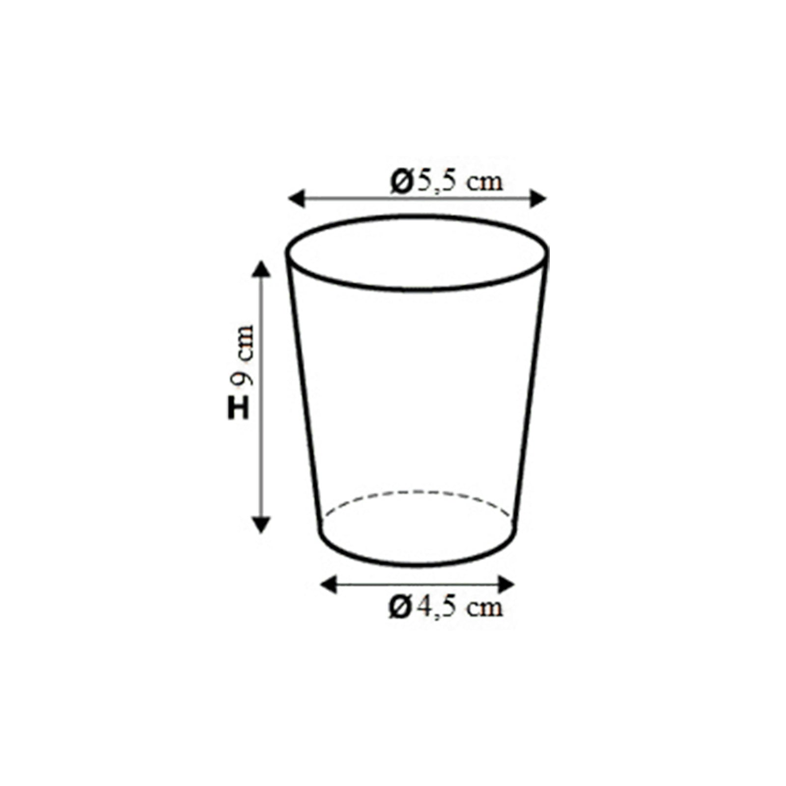 Mini fermentatore a tappo conico gorgogliatore di ricambio per damigiana vino da 35 a 54 lt