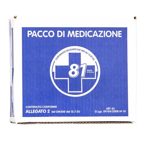 Kit di reintegro per cassetta medica di primo soccorso Allegato 2 per aziende con 2 dipendenti
