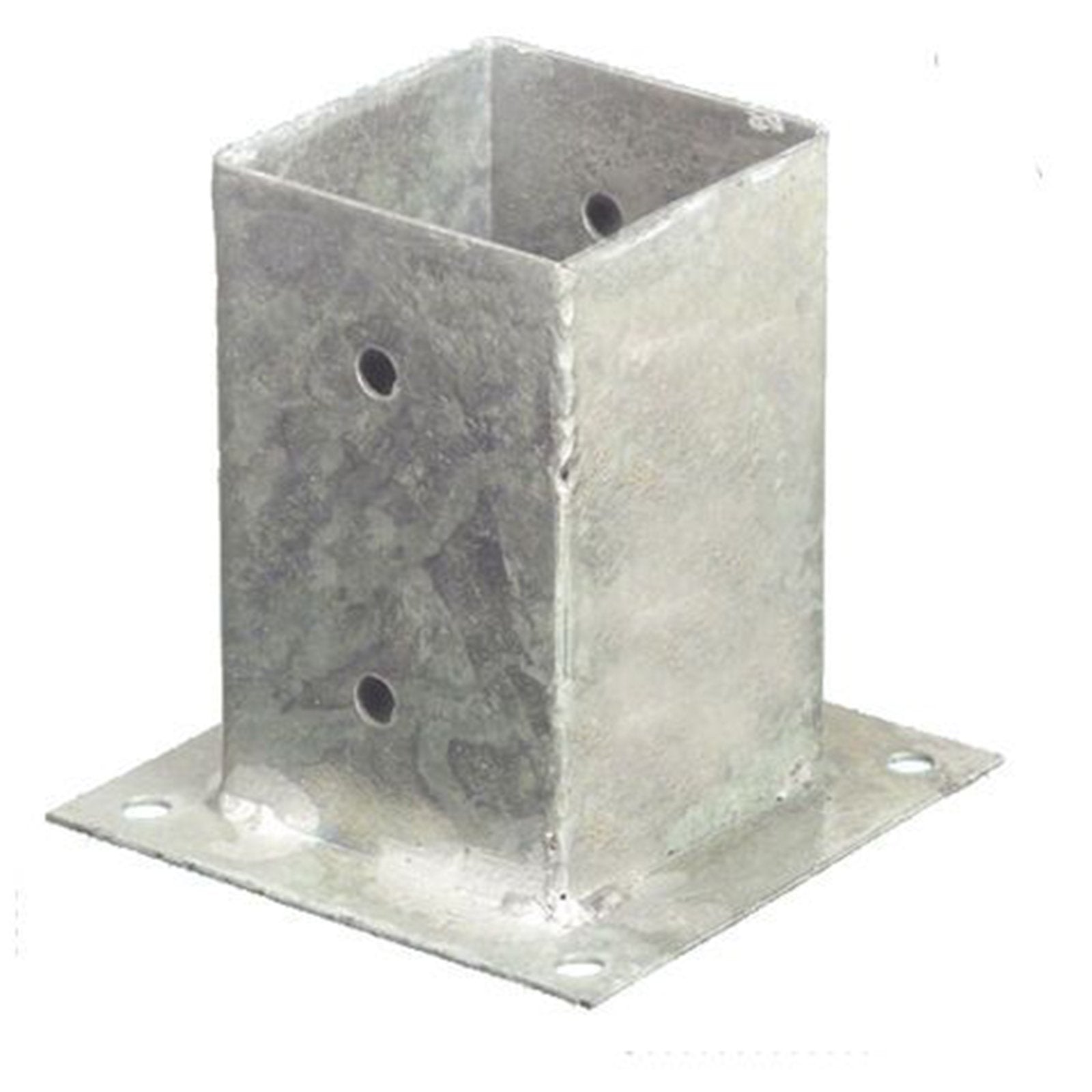 Staffa per palo in legno "Patio" piastra in metallo zincato per recinzioni