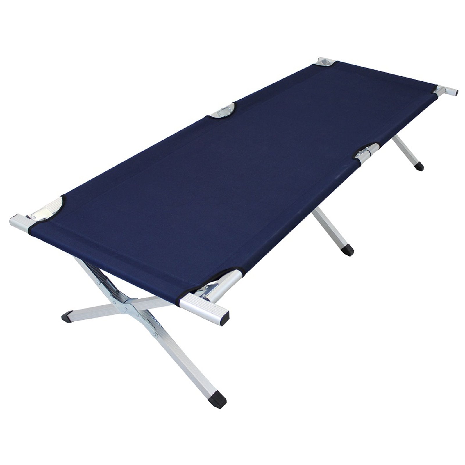 Brandina "Emergency" lettino in alluminio pieghevole per campeggio ed escursioni