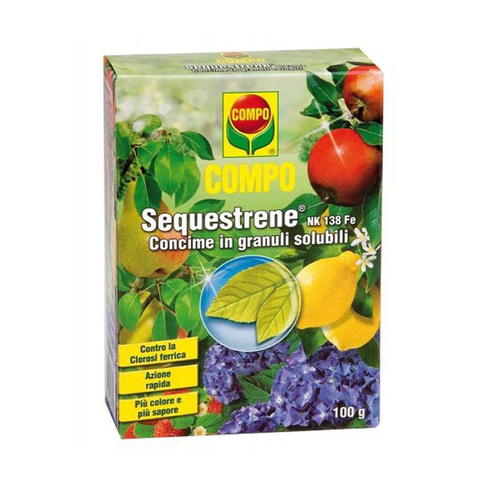 Sequestrene compo clorosi ferrica ferro concime in granuli solubile in acqua