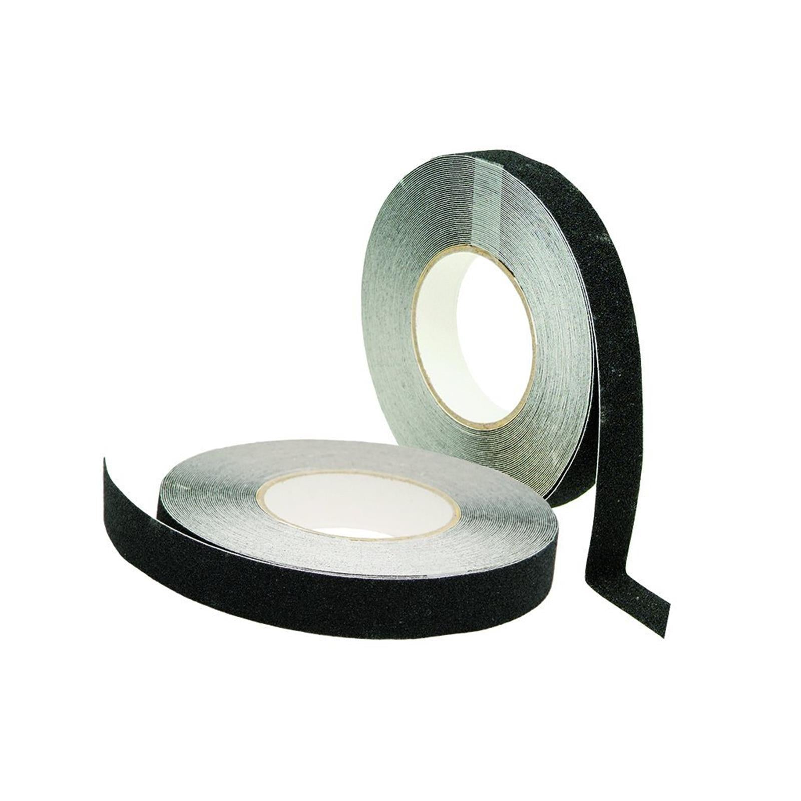 Nastro antisdruciolo antiscivolo per scala scale rampa gradini 25 mm x 18 mt nero