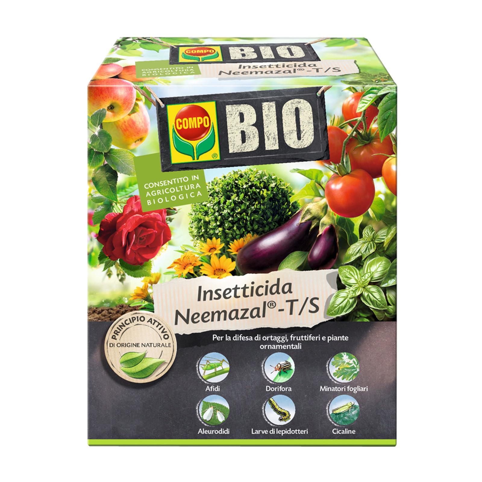 INSETTICIDA NEEMAZAL BIO BIOLOGICO AFIDI AFICIDA DORIFERA MINATORI 30 ML ORTO E FIORI