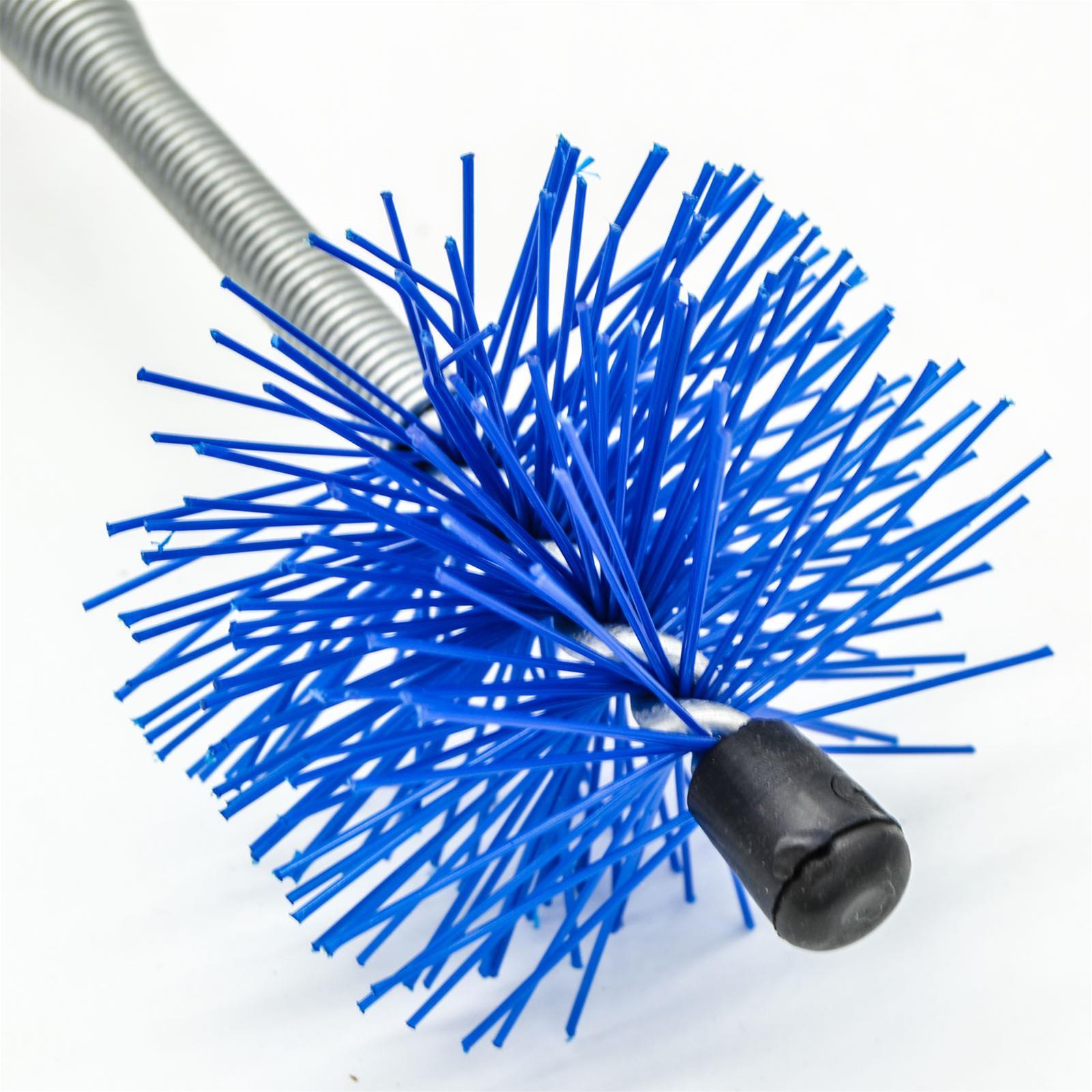 KIT STUFA A PELLET SCOVOLO 80 MM PULIZIA SPAZZACAMINO PULISCI 2 MT PULISCISTUFA