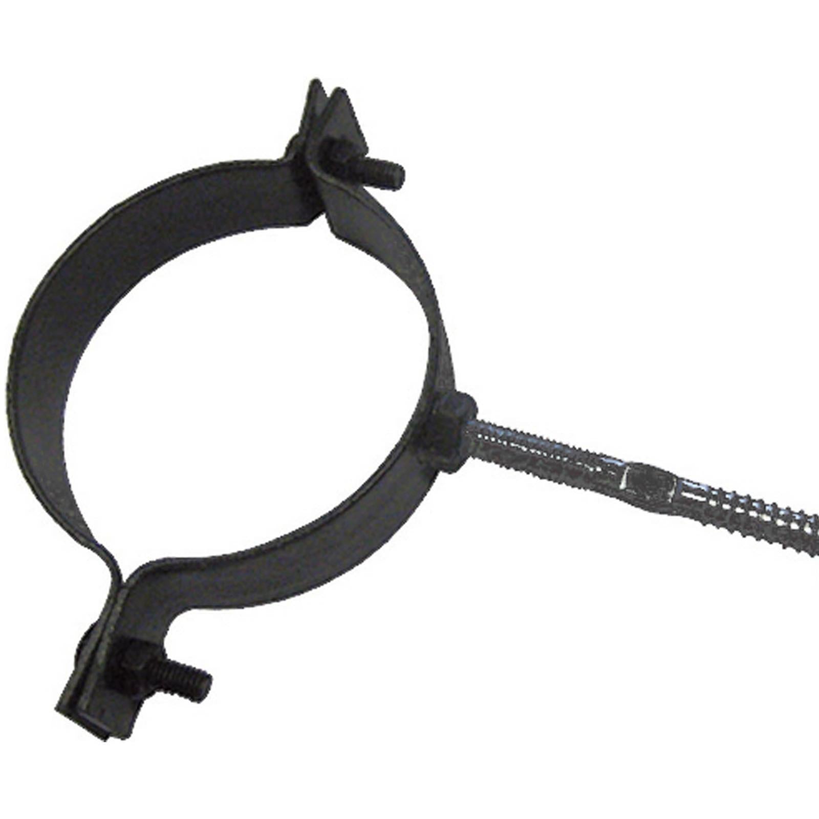 COLLARE PRESA A STAFFA TUBI TUBO STUFA FASCETTA FERMATUBO STUFE PELLET 80 MM