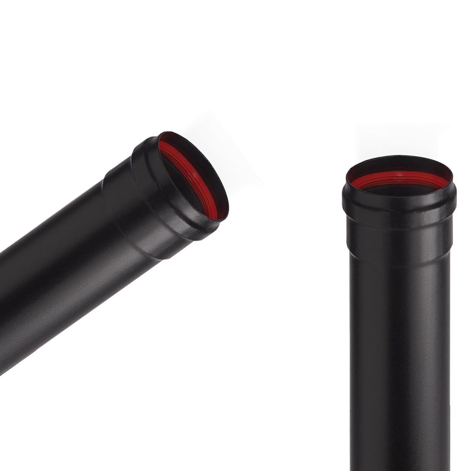 TUBI TUBO 2 MM STUFA PELLET 80 MM H 25 CM ULTRA PESANTE PORCELLANATO STUFE