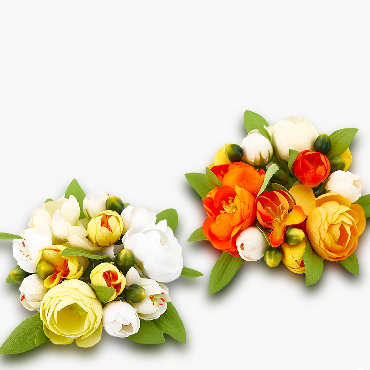 Centrotavola corona ranuncolo decorazione girocandela colori assortiti ø 12 cm