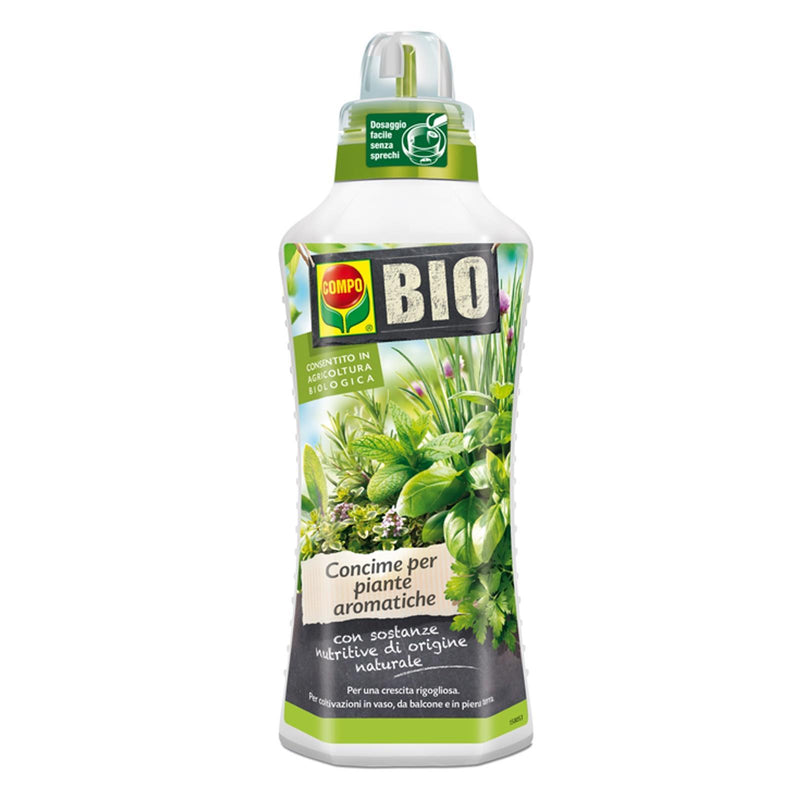Concime liquido per piante e giardini fertilizzante compo (concime per piante aromatiche 500 ml)