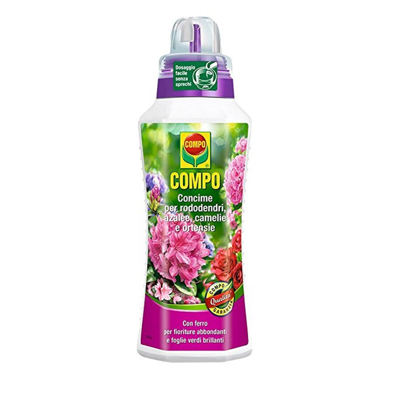 Concime liquido per piante e giardini fertilizzante compo (concime per azalee e rododendri 500 ml)