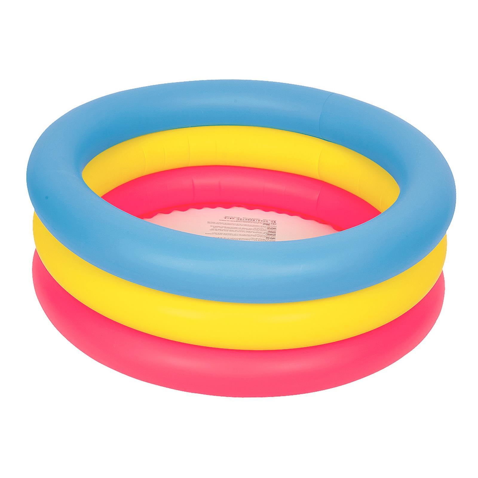 PISCINA TONDA DA BALCONE DA SPIAGGIA GONFIABILE PER GIARDINO PER BAMBINO BIMBO DA 76 CM