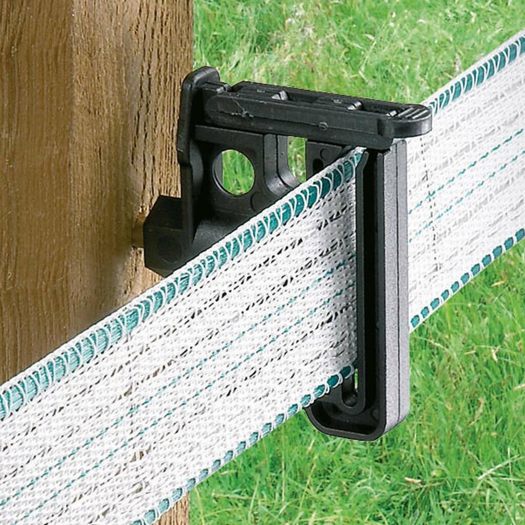 Isolatori a vite per pali in legno "Maxi Tape" recinto elettrico per Mucche e Cavalli 25 pezzi