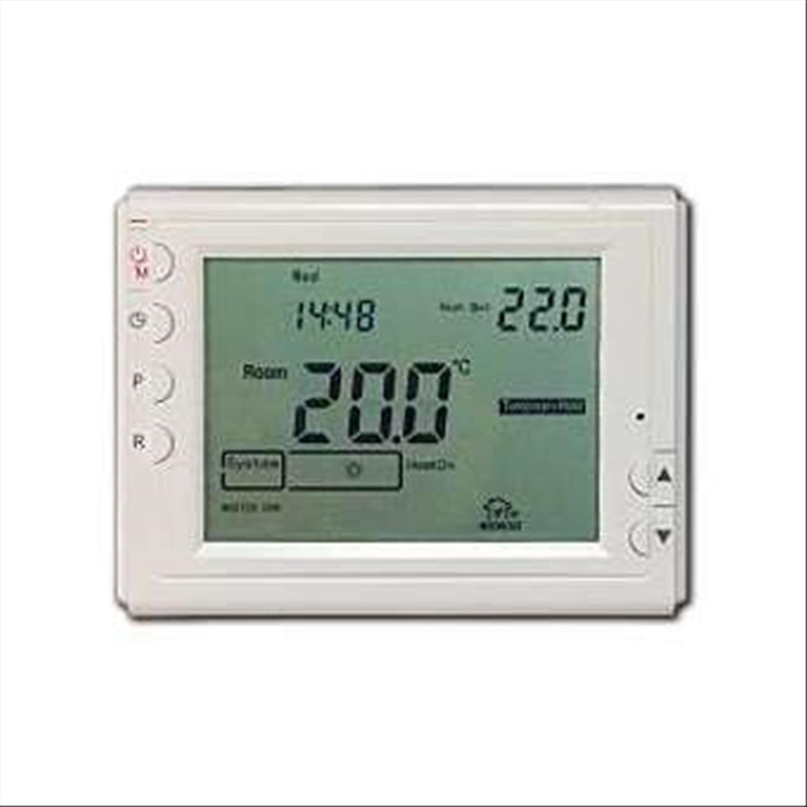 CRONOTERMOSTATO DIGITALE TERMOSTATO DISPLAY A BATTERIE DA MURO PROGRAMMATORE